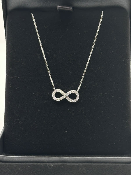 Tiffany Diamond Infinity Necklace