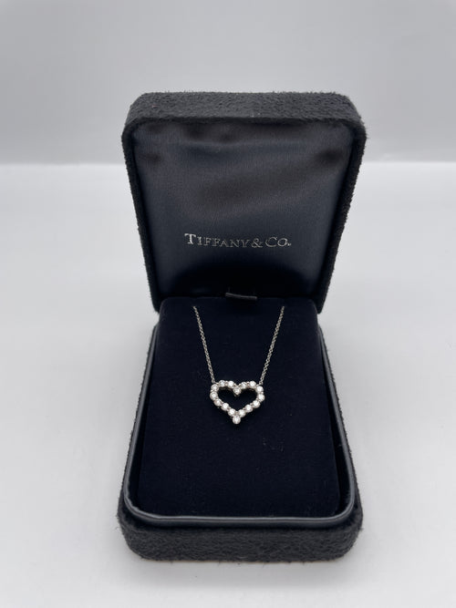 Tiffany Diamond Heart Necklace