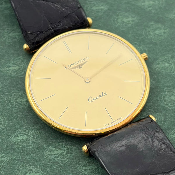 1981 Longines 18ct Ultra Thin Quartz dress watch – Elite HNW