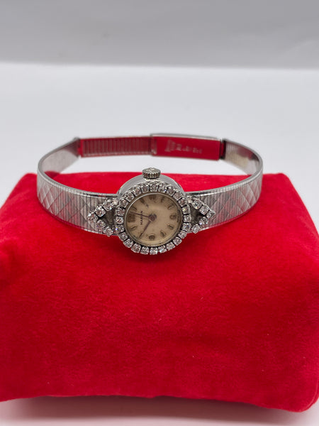 Ladies 18ct White Gold Diamond Marvin Watch – Elite HNW  display picture 3