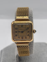 Tiffany & Co Vintage Ladies Gold Watch