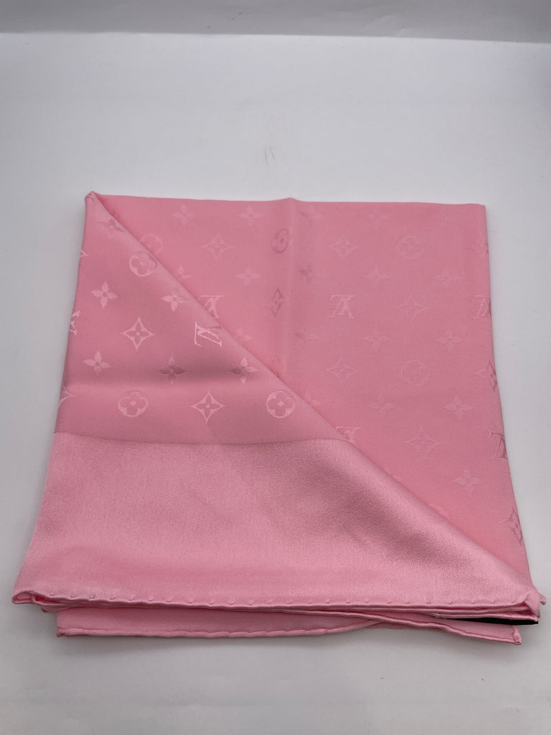 vuitton pink scarf