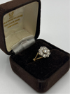 18ct Yellow Gold Diamond Cluster Ring