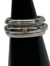 Piaget Spinner Ring 18ct White Gold, Diamond Dot