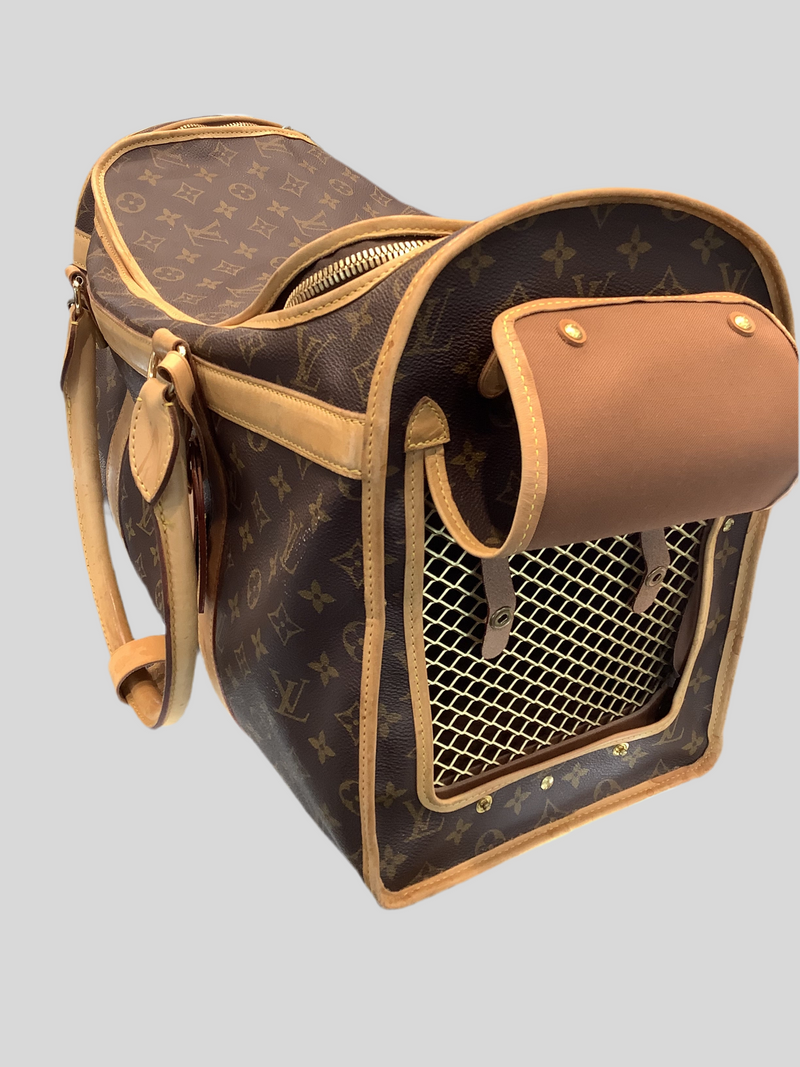 LOUIS VUITTON Dog Carrier 40 Vuittonite Monogram