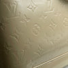 Louis Vuitton Alma Patent Leather Cream Bag With Charm