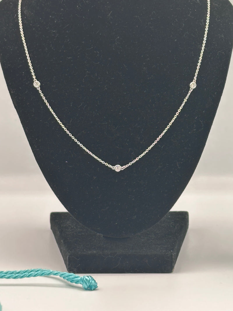 Tiffany Co Elsa Peretti Diamond By The Yard Necklace Elite HNW