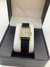 Longines Rectangular Gold Plated Quartz Watch