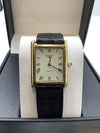 Longines Rectangular Gold Plated Quartz Watch