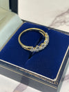 Ladies 18ct yellow gold Fancy Diamond Ring