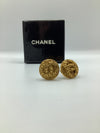 Chanel Vintage Interlocking CC's Clip On Earrings