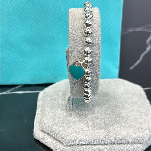 Tiffany & Co. Return to Tiffany Mini Double Heart Tag  Bracelet
