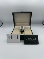 Gucci G Watch 3600L SS Ladies Quartz Black dial