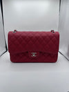 Chanel Red Flap Handbag