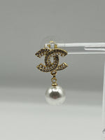 Chanel Small Pearl Drop Earrings