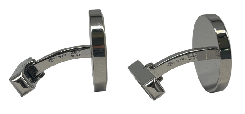 Cartier Sterling Silver and Mother of Pearl Cufflinks – Elite HNW