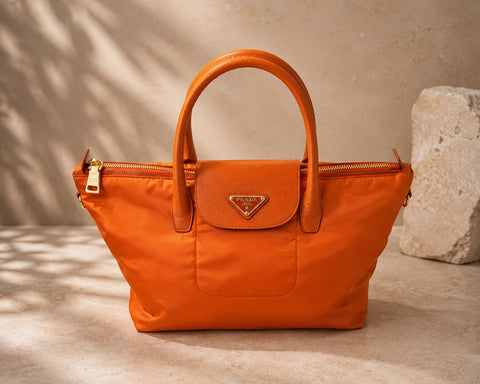 Prada Papaya Handbag – Elite HNW - High End Watches, Jewellery