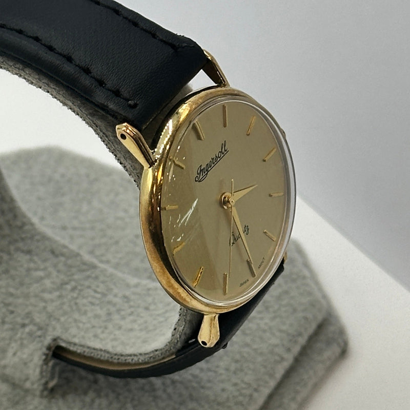 slim fit dress slacks Ingersol Gold-plated Dress Watch 34mm – Elite HNW