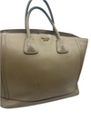 Prada Leather Shopping Tote