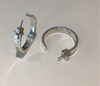 Tiffany & Co 925 Open Hoop Earrings