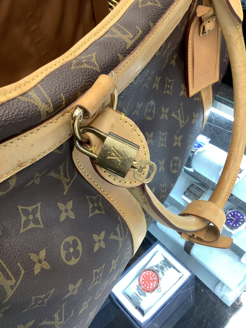 louis vuitton dog stroller Louis Vuitton 2001 Monogram Sac Chien Pet Carrier 40