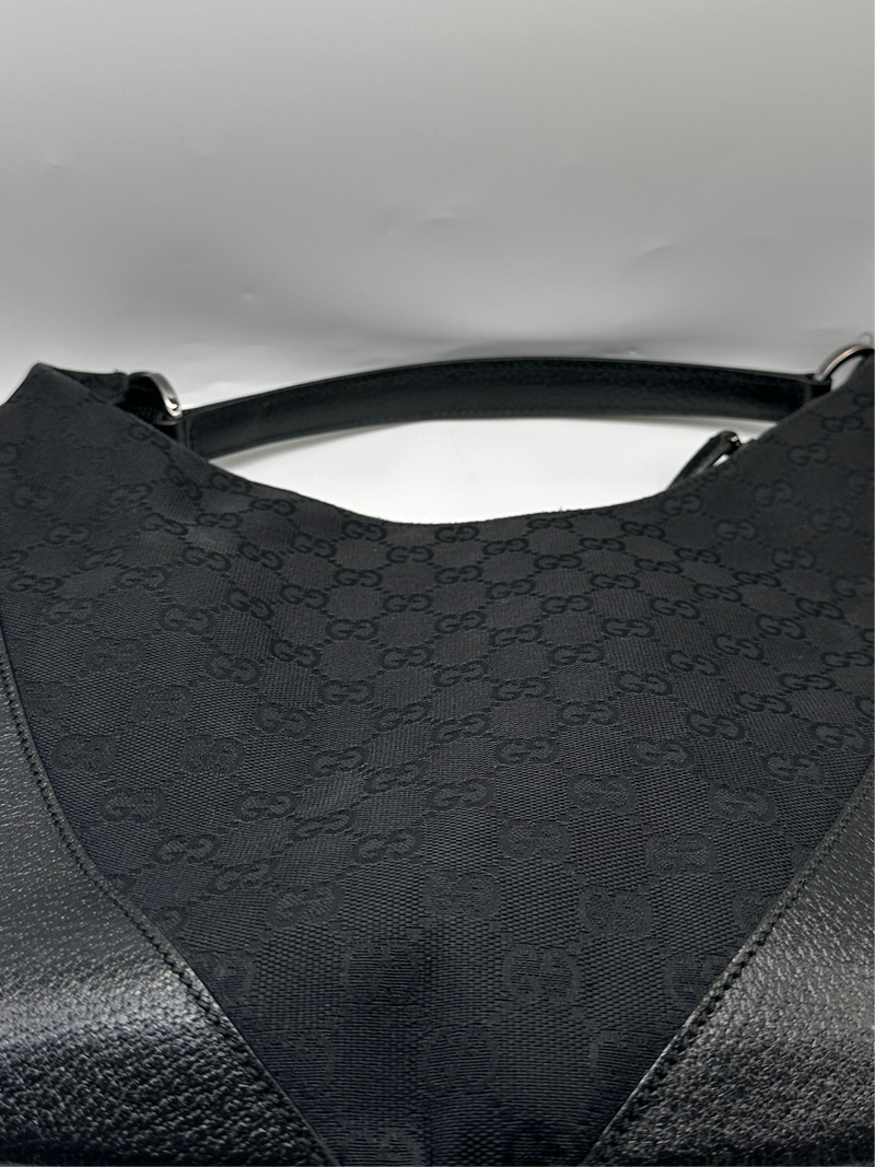 Gucci Black Canvas Hobo Bag – Elite HNW - High End Watches