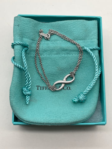 Tiffany & Co. Sterling Silver Infinity Bracelet – Elite HNW - High