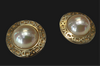 Christian Dior Pearl Clip On Earrings