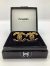 Chanel Vintage Interlocking CC's Clip On Earrings