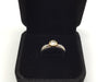 18ct Ladies White and Yellow Gold Diamond Trilogy Ring
