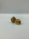 Chanel Vintage Interlocking CC's Clip On Earrings