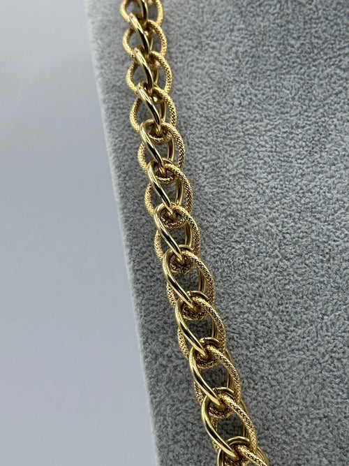 Yellow Gold Plated Monet Chain