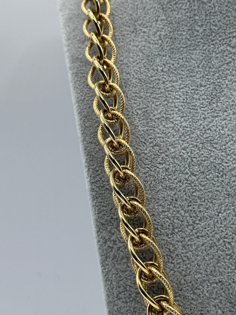 Yellow Gold Plated Monet Chain