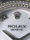 Rolex Cellini 18ct White Gold With Factory Diamond Bezel - Beautiful