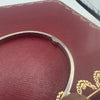 Cartier White Gold Love Bangle Size 18