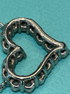 Tiffany & Co Platinum and Diamond Heart Necklace and Pendant