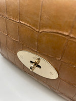 Mulberry Lily Camel Crocodile Bag