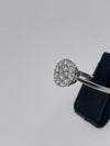 White Gold Diamond Cluster Ring