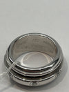 Piaget Spinner Ring 18ct White Gold, Diamond Dot