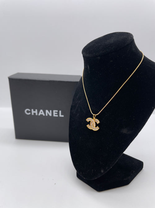 Chanel Interlocking C Logo Necklace