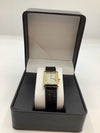 Longines Rectangular Gold Plated Quartz Watch