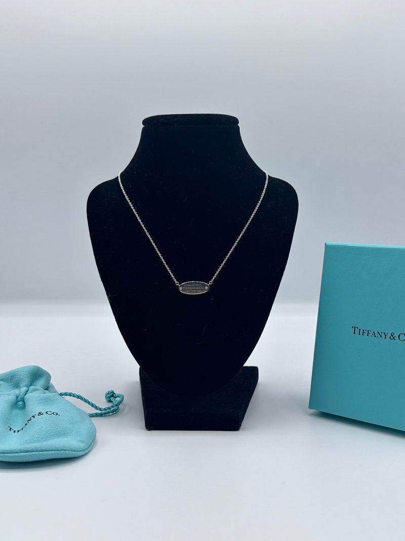 Tiffany & Co. Classic Stamp Necklace