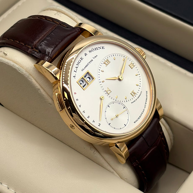 A. Lange & Söhne Lange 1 Daymatic Ref. 320.032 – Factory stickers