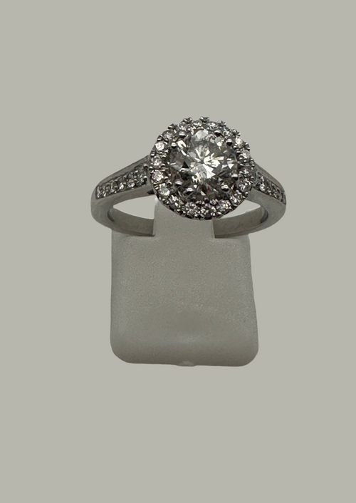 White Gold and Diamond Ring