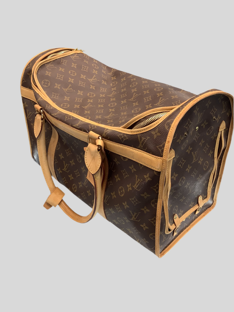 louis vuitton backpack for dogs Louis Vuitton 2001 Monogram Sac Chien Pet Carrier 40