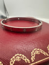 Cartier Love Bangle With 4 Diamonds In 18ct White Gold