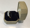 18ct Yellow Gold and Platinum Five Stone Diamond Ring