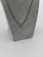 9ct Gold Heart Pendant Necklace