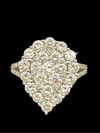 Diamond Cluster Ring Pear Shape