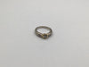 18ct Ladies White and Yellow Gold Diamond Trilogy Ring